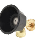 Adjustable Atomizing Garden Nozzle For Cyclone Spray Head With 14.5 mm Thread And Multi Spray Modes, alloy construction