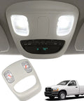 Dodge Ram Overhead Console Dome Light Replacement LED Interior Roof Map Reading Lamp for 2002 to 2010 Ram 1500 2500 3500 4500 5500
