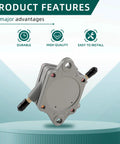 Fuel Pump For EZGO TXT Medalist Golf Cart Four Cycle 295cc And 350cc Robin Engine Direct Fit Replacement 72021