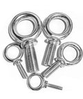Heavy Duty 1/4-20 Lifting Shoulder Eye Bolts Stainless Steel 304 Marine Grade For Rigging Hoisting Anchoring And Pulling Threaded Nut Fasteners Pack Of 10 Weather Resistant And Durable