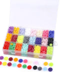 384 Piece T5 Snap Button Set With 24 Colors For Clothes And Cloth Diapers, Plastic Snaps Hand Tool Kit With Organizer Storage Containers