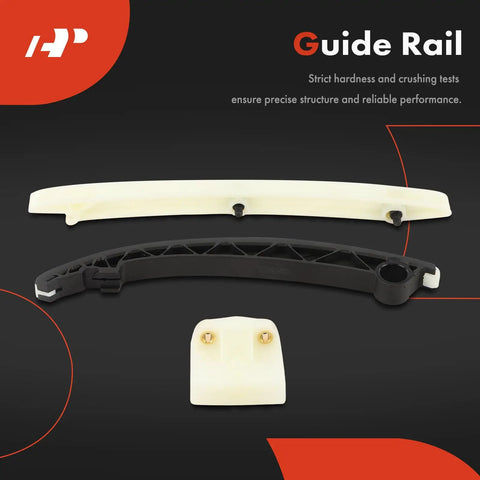 Guide rail components from 5 Piece Engine Timing Chain Kit With Tensioner And Guide For Chevrolet Cruze Sonic Trax Volt Encore ELR Buick