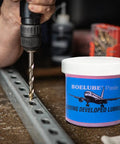 High-Performance Pro-Grade Synthetic Lubricant Paste for MQL Applications, Industrial Pink Multi-Use Paste, 12 Oz, with drill