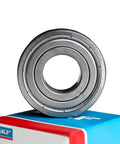 6209-2Z C3 Shielded Ball Bearing 6209 ZZ with metal shields displayed on box, designed for industrial machinery and DIY gearhead projects
