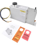 Heavy Duty Electric Over Hydraulic Brake Actuator Delivering Rock Solid 1600 Psi Stopping Power For Disc Trailer Brakes With No Sweat Four Wire Setup And Built In Bleeder Screw and technical documents.