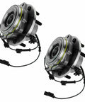 Two Piece Front Wheel Hub And Bearing Set For Four Wheel Drive Vehicles Direct Fit Bolt In For Easy Install Left And Right Front Sides With Premium Tapered Roller Bearings Hub Assembly BHA53737 To Replace Worn Hubs And Restore Smooth Steering