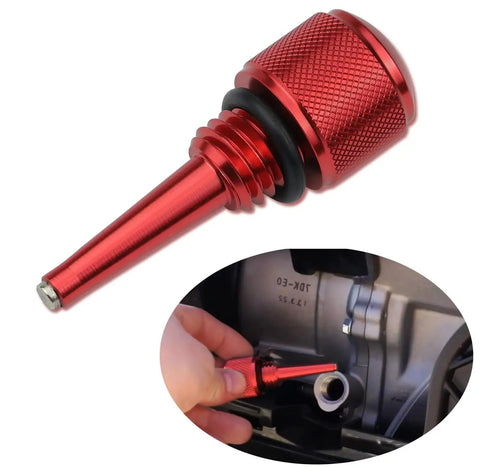 Aluminum Alloy Magnetic Oil Dipstick Beef Up For Predator 212 Engines Coleman 196cc Mini Bike Ghost 224cc with installation view