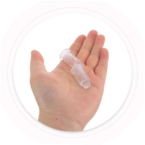 10 Pcs Scale Pan Feet Rubber Feet For Electronic Scales Replacement Parts Leg Pads shown in hand