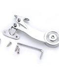 Two Pack Hydraulic Lift Up Cabinet Door Hinges With Adjustable Stop For Kitchen Upper Cabinets Soft Close Lift Assist Hardware