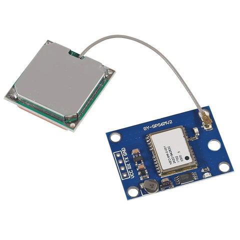 Two Pack GY-NEO6MV2 NEO-6M GPS Flight Controller Module 3V-5V With Ceramic Antenna EEPROM APM 2.5 for Arduino IoT pictured
