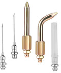Pro Grade Grease Gun Needle Tips Set With Straight And Bent Nozzles Dispenser Fittings for Precision Lubrication