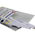 QAC Sanitizer Test Strips 0 To 400 PPM, Quick 1 Second Read, litmus paper based calibration bag with test strips spilling out