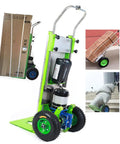Heavy Duty Powered Hand Truck Stair Climber With Electric Motor And Folding Design For Labor Saving Moves carrying boxes, 800W motor and foldable design.