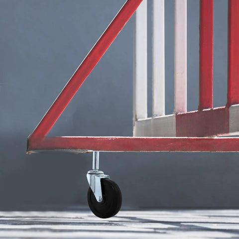 Beefy Heavy Duty Adjustable Gate Wheel With Rubber Caster And Iron Plate For Commercial And Residential Fence Gates Smooth Easy Movement