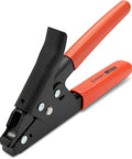 Cable Tie Tensioning Tool For Nylon Ties With Built In Cut Off And Ergonomic Handle Durable Hand Tool WT1 Seven And A Half Inch Red
