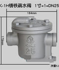 Heavy Duty Steam Pipeline Drain Valve AK 1H DN20 Built To Last High Temperature Ready For Industrial Use in steel