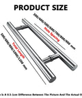 Stainless Steel Shower Door Handle And Push Pull Rail For Home And Commercial Use, Sleek Sliding Door Handle For Bathrooms