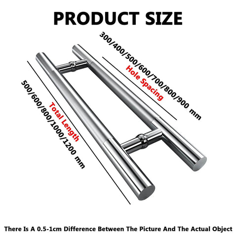 Stainless Steel Shower Door Handle And Push Pull Rail For Home And Commercial Use, Sleek Sliding Door Handle For Bathrooms