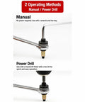 7 Mandrel Carbon Steel Rivet Nut Tool Kit For Drill Heavy Duty Fastening Set With 210 Press In Nuts High Torque Control Forged GCR15 Nosepieces And 12 9 Grade Alloy Mandrel For Smooth Installations And Reduced Thread Stripping manual and drill use