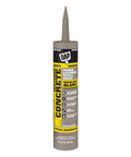 Textured Concrete Premium Elastomeric Filler And Sealant For Crack Repair In Interior And Exterior Concrete And Masonry, Waterproof And Weatherproof, Ready To Use, Gray, 10.1 Oz tube in front view