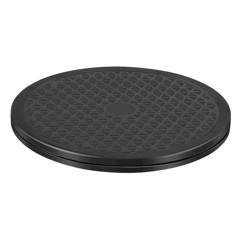 12 Inch Rotating Turntable With Steel Ball Bearings For Flat Panel Monitors TVs Potted Plants And Stereo Speakers A Versatile Heavy Duty Black Swivel Stand