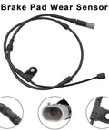 Front view: brake pad wear sensor cable for BMW E70/E71 X5/X6, front and rear, 2011–2016, black