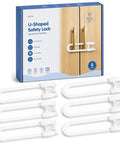 No Adhesive Dual Handle Cabinet Locks For Kid Proofing Reusable And Damage Free Easy Install Childproof Cabinet Latches packaging