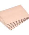 Stack of Double Sided Copper Clad PCB Boards 100mm By 70mm By 1mm FR4 Glass Fiber Prototyping Kit For Circuit Projects