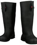 Heavy Duty Concrete Overboot Covers Waterproof Pvc Work Boot Shields, black, seamless fit, durable for wet construction sites.