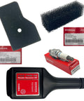Honda Generator Maintenance Tune Up Kit With Genuine Air Filter 17211Z07000 And 17218Z07000 Spark Plug 98056 55777 And 10W30 Motor Oil For EU2000i EB2000i EU2200i EB2200i Generators pack