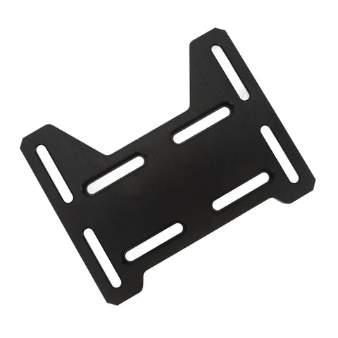 Adjustable Aluminum Engine Mount Plate Kit With Mounting Screw Set For CC100X Mini Bike Go Kart Heavy Duty Replacement Bracket In Black