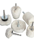 Get Ready To Polish Everything Like A Boss With This 1pc 6mm Shank Cotton Buffing Wheel for grinding wood metal surfaces.