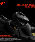 Oil cap on engine valve cover for BMW 2.5L 3.0L cars, Model 125i 128i 130i 323i 328i 525i 528i 530i X3 X5 Z4 E60 E70 E82 E83 E84 E89 E90 E92 11127552281