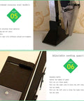 Handheld Garden Seeder And Spreader With Adjustable Seed Depth And Fertilizer Dispenser All In One, stainless steel