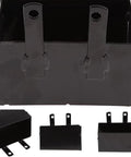 Slick Road Ready Motorcycle Battery Box Heavy Duty Metal Protective Case with pre-drilled mounting holes for dirtbikes.