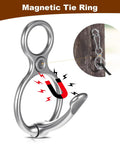 Magnetic Tie Ring For Horses, Safe And Humane Horse Training Equipment with quick snap and stainless steel construction.