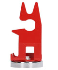 Heavy Duty Welding Holder With Strong Magnetic Base For TIG And MIG Guns, red iron stand with stable base for welding tools.
