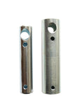Category 2 Tractor Quick Hitch Pin Kit With Two Pins And One Bushing Sleeve For Secure 3 Point Implements And Heavy Duty Quick Attach Connection Hardware Built To Last. two steel hitch pins and one bushing sleeve