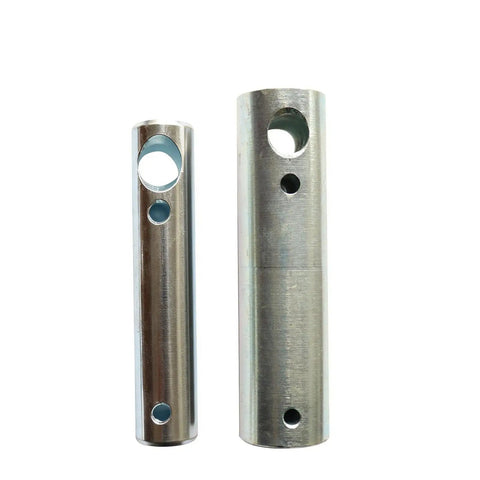 Category 2 Tractor Quick Hitch Pin Kit With Two Pins And One Bushing Sleeve For Secure 3 Point Implements And Heavy Duty Quick Attach Connection Hardware Built To Last. two steel hitch pins and one bushing sleeve