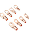 Get This Cool 60 Pc Copper Cable Crimp Terminal Connector Kit With Sc6-25 Wire Lug Ring Connectors Perfect For Wiring Jobs And Making Solid Electric Connections On Your Vehicle Or Home Project Today. Copper SC6-25 ring lugs
