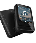 Bluetooth 5.4 Portable Mini Music Player with Built In Speaker and Micro SD Slot overlaid with UI graphics