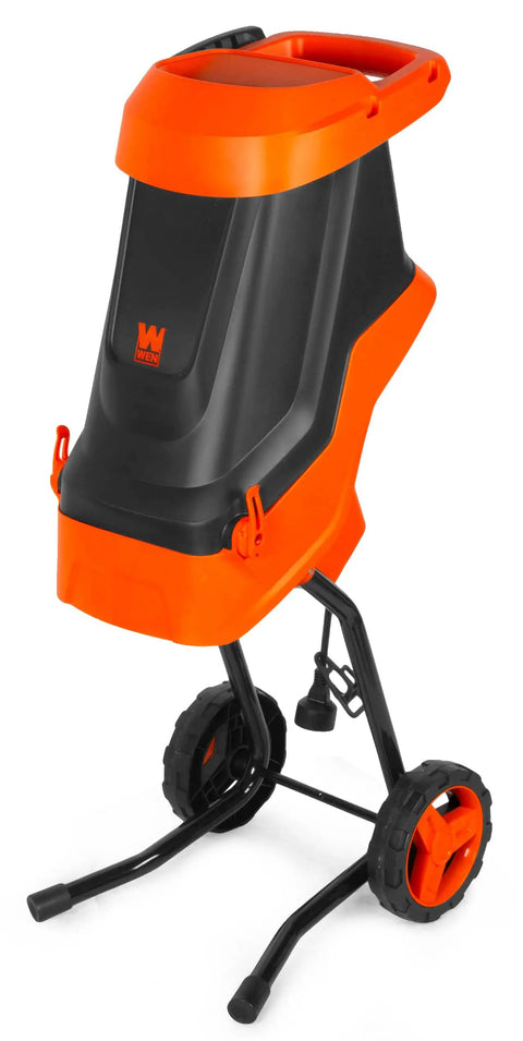 Powerful Electric Wood Chipper And Shredder With 15 Amp Motor For Easy Yard Cleanup, Converts Clippings And Twigs Into Nutritious Mulch