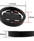 Gear Up With This 4 Pack Bike Mount Replacement Inserts for Out Front Cycling Computer Mounts, GPS Bike Computer Adapters dimensions
