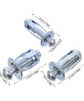 Heavy Duty Petal Expansion Screw Set M4 M5 M6 Built To Last Metal Expansion Bolts For Hollow Wall Plasterboard Installations, Secure Fastening For Furniture Assembly, DIY Projects, And Home Repairs, metal hollow wall anchor 2.5cm