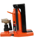 Heavy Duty Hydraulic Claws Jack With Low Profile Metal Body And Extended Stroke Handles Heavy Loads Like A Champ from a side angle.