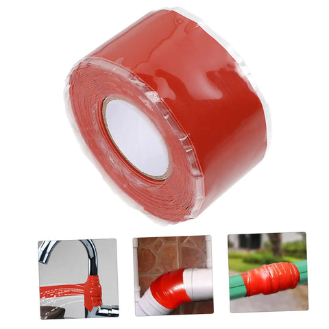 Self Adhesive Pipe Repair Tape Waterproof Sealant For Leaks DIY Friendly Insulation Airtight Fix For Pipes And Ducts Shock Resistant Leak Stop Tape For Quick Fix