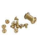 13-Piece Titanium Screw And Pivot Gear Kit For Bugout 535 Bailout 537 Mini Bugout 533 With Pivot Nut Pivot Screw Body Screws In Gold