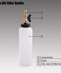 Garage Ready Pro Grade Pneumatic Vacuum Bleeder Kit For Brake And Clutch Fluid Change with 0.8L oil filler bottle and valve