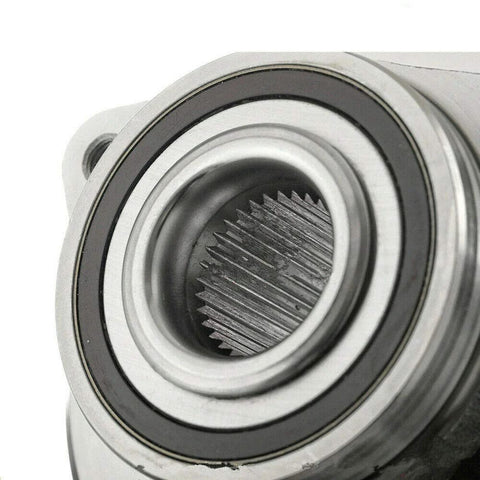 Close-up of front or rear wheel bearing and hub assembly with ABS 6 lug for Buick Enclave Chevy Traverse GMC Acadia Saturn Outlook 2008-2017 SUVs