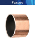 Rock Solid Smooth Operator Sleeve Bearing 40mm Bore By 44mm Outer Diameter By 30mm Length Carbon Steel Bronze Alloy Oilless Bushings.